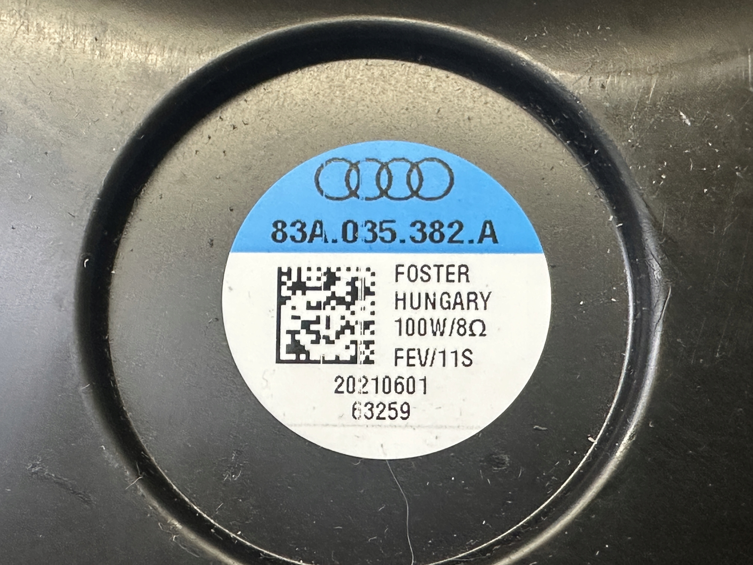 AUDI A1 Q3 83A speaker SUBWOOFER bang OLUFSEN 83A035382A