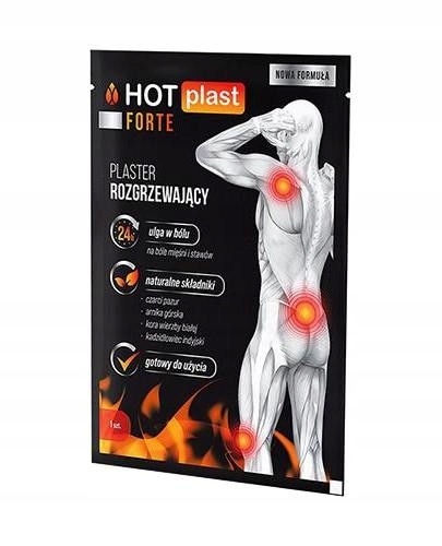 

Hot plast Forte plaster rozgrzewający 9 x 14 cm