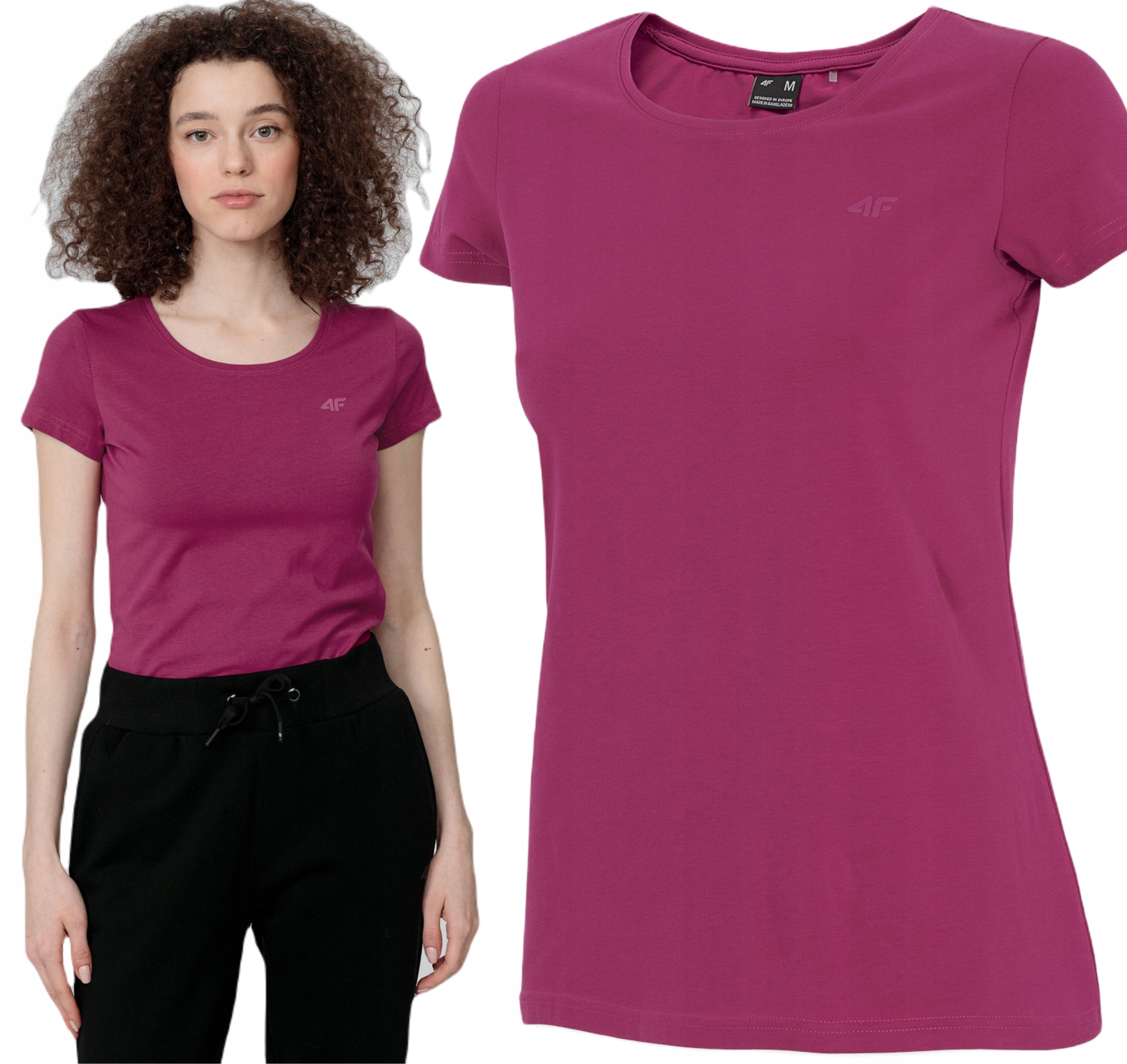 

Koszulka Damska 4F T-shirt Bawełniany TSD350 XXL