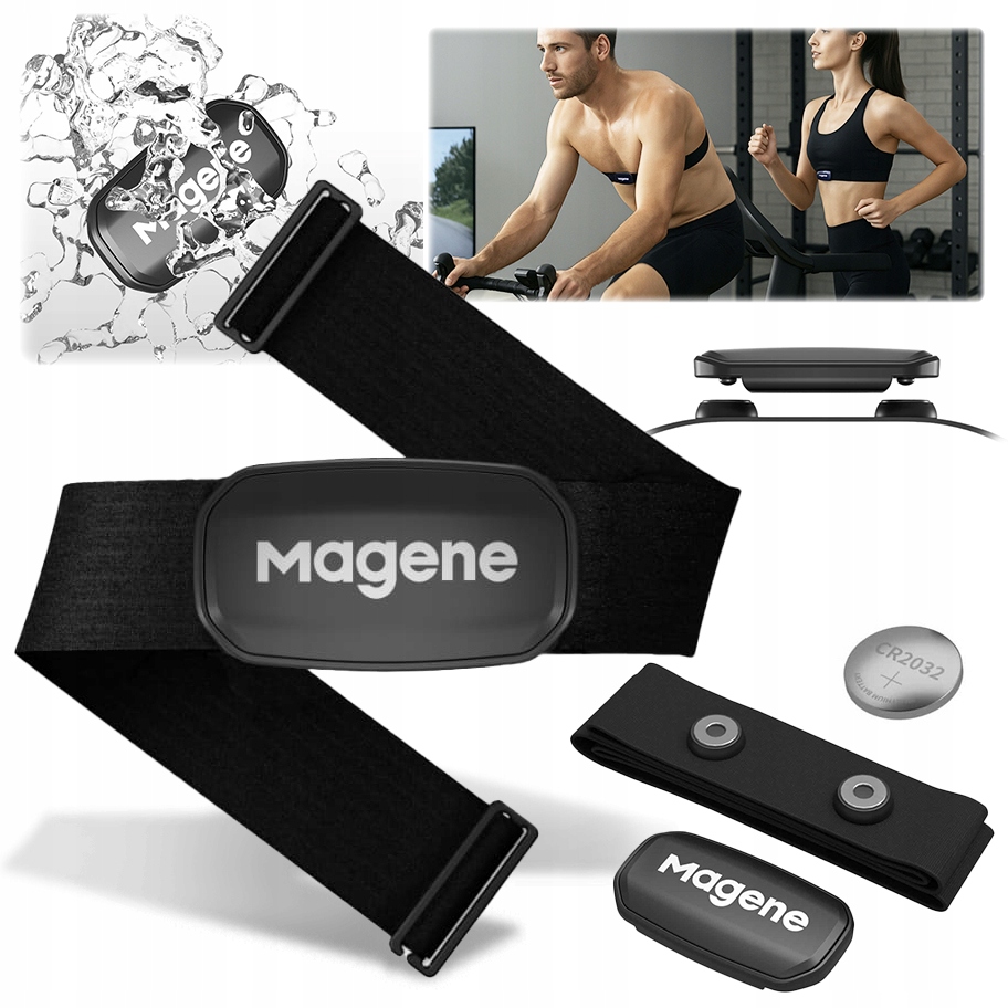 Opaska czujnik tętna pulsometr Magene H303 Ant+ Bluetooth rower bieganie