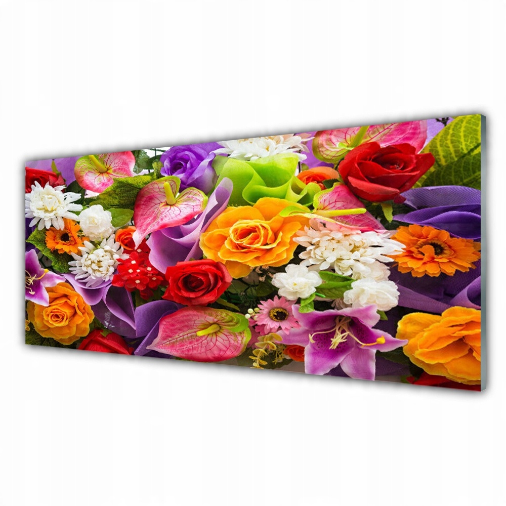 

Obraz akryl na ścianę 125x50 cm Kwiaty Na Ścianę