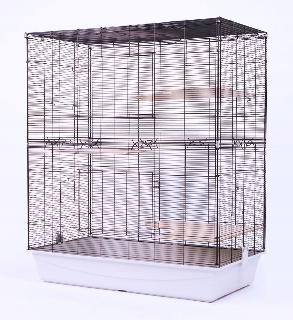 Duża klatka dla szynszyli, koszatniczek, szerokość 100 cm, wysokość 116 cm