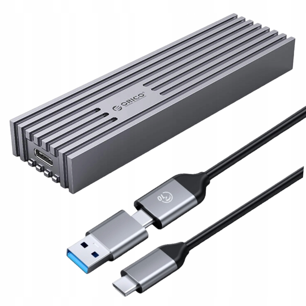 ORICO HUB USB 3.2 OBUDOWA ADAPTER KIESZEŃ USB-C NA DYSK SDD M.2 NVME PCIE