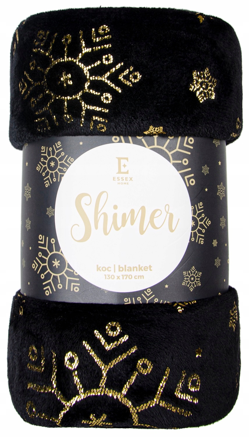 

Koc Świąteczny Pled Shimer Kapa 130X170 Gwiazdki