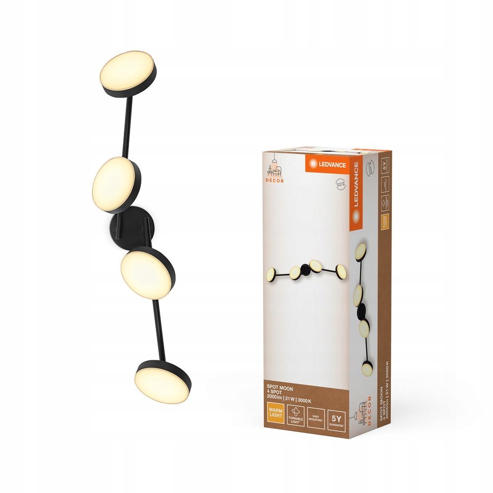 Led nástenná stropná lampa Nástenná lampa 21W 1120lm Cct Spot