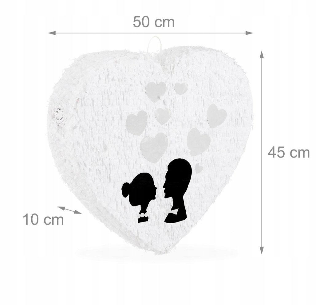 PINIATA ŚLUB BIAŁA