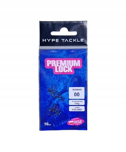 Hype Tackle Agrafka wędkarska Dual-Lock #00 11kg 10szt