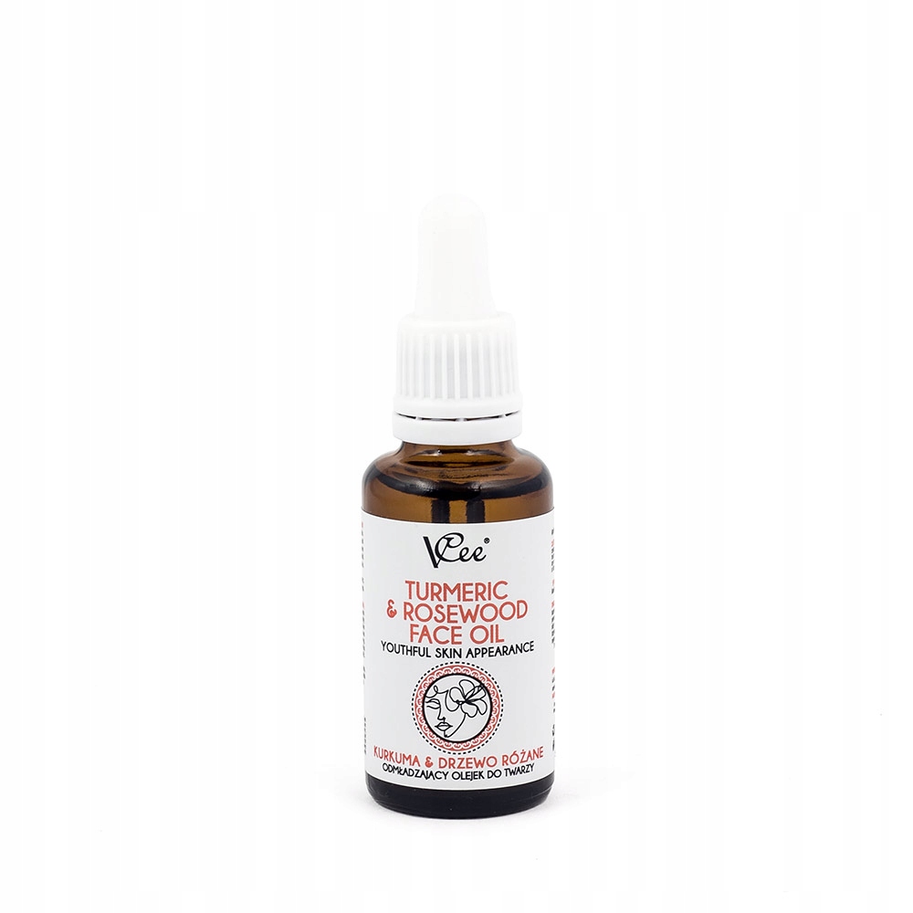 

Olejek do twarzy: Kurkuma Drzewo Różane (30 ml)