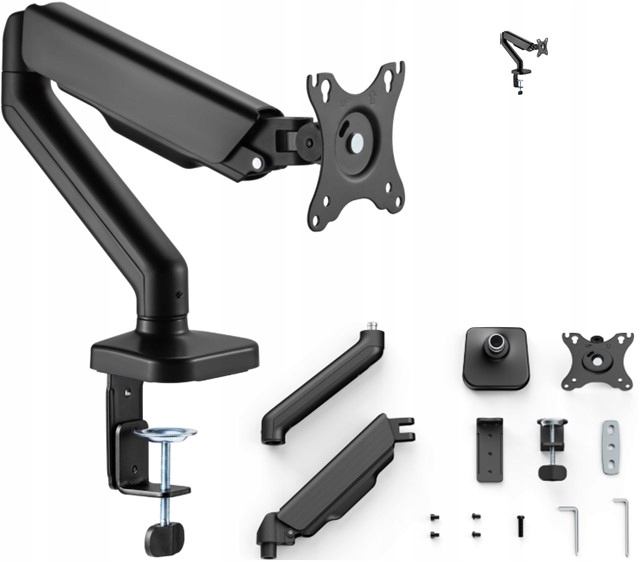 Nastavitelný držák stojanu na rameno monitoru k psacímu stolu pro monitor Lg E2341T-BN