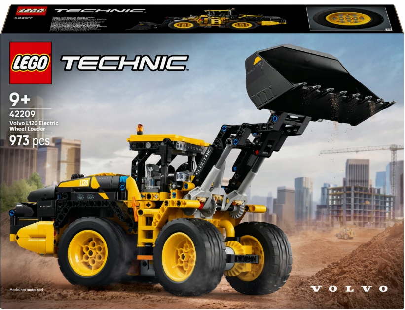 stavebnice Lego Technic 42209 Kolový nakladač Volvo L120 Electric