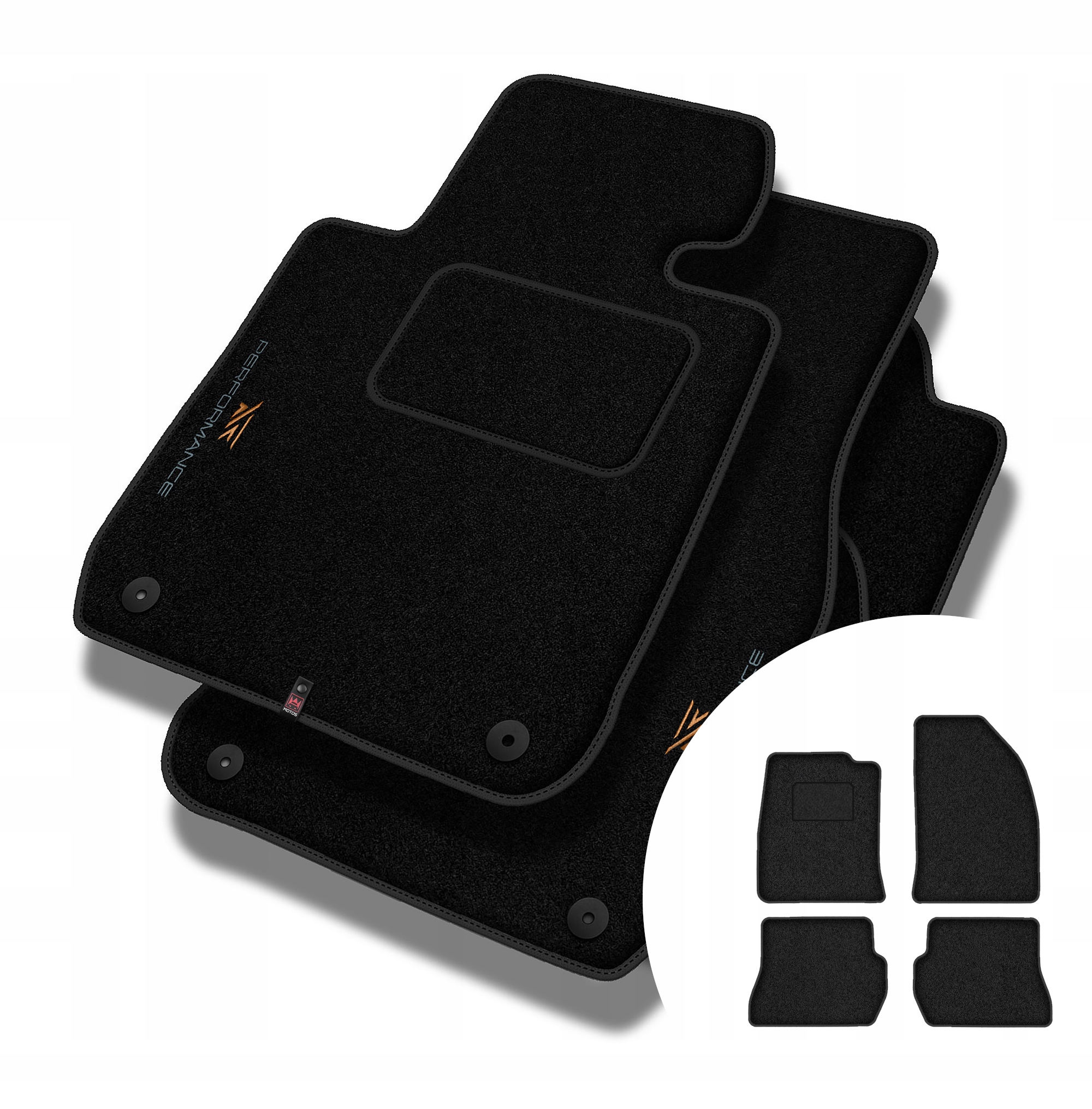Velurové koberce Performance pro Ford Fiesta V 2002-2005