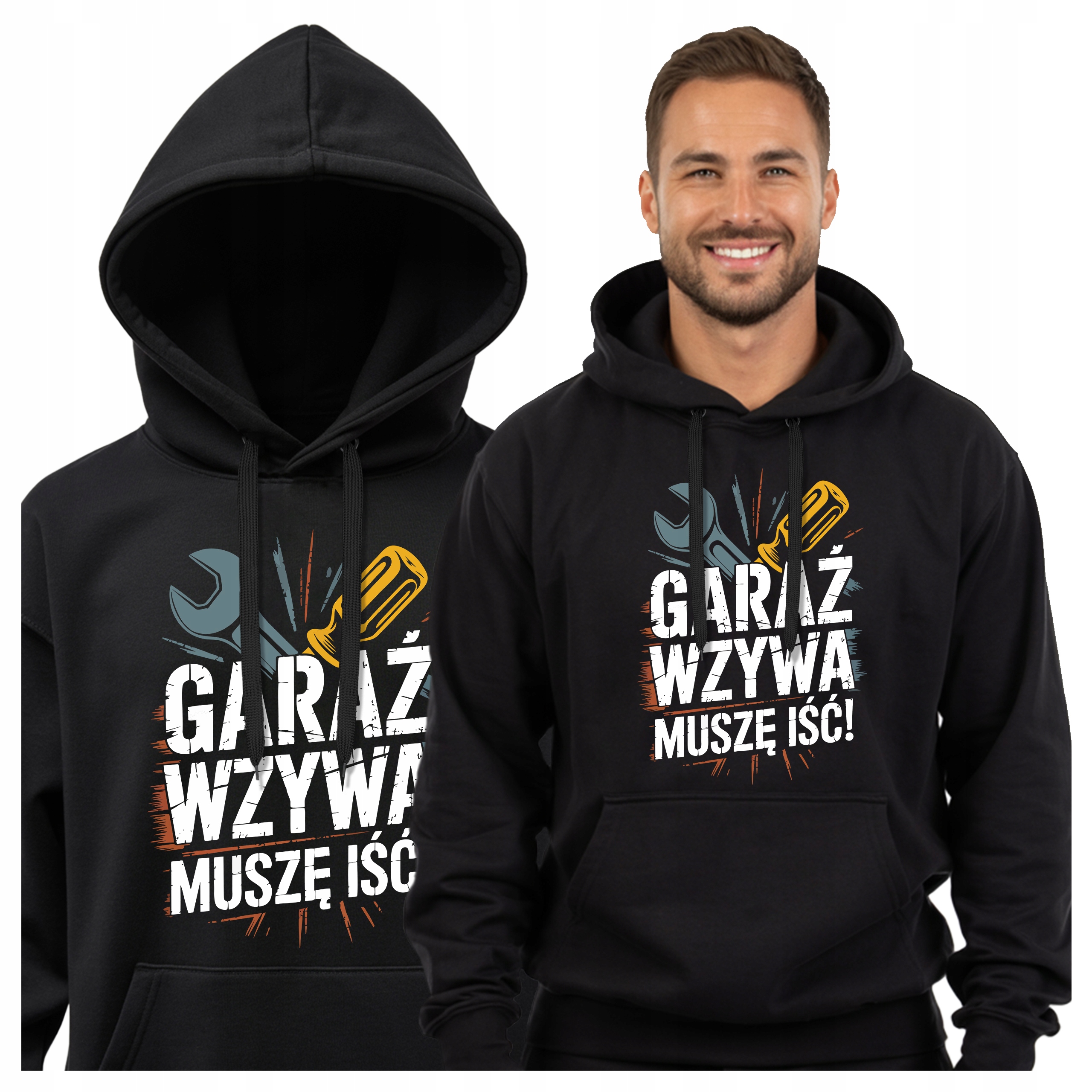 Pánská Mikina Se Vtipným Potiskem Jako Dárek Pro Kutila – Garáž Volá