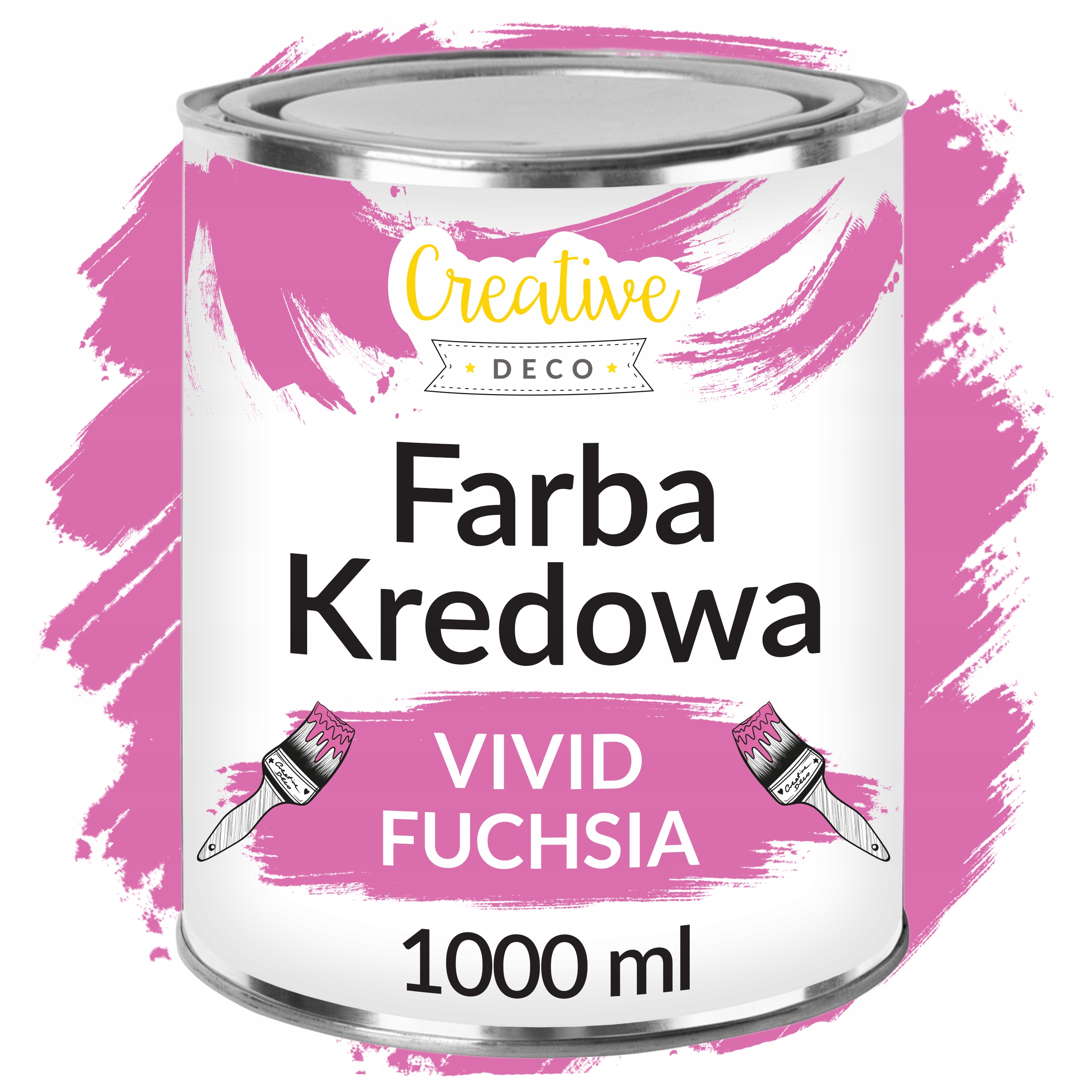 Barva křídová fuchsie pro renovaci a dekoraci nábytku dřeva matná růžová 1L