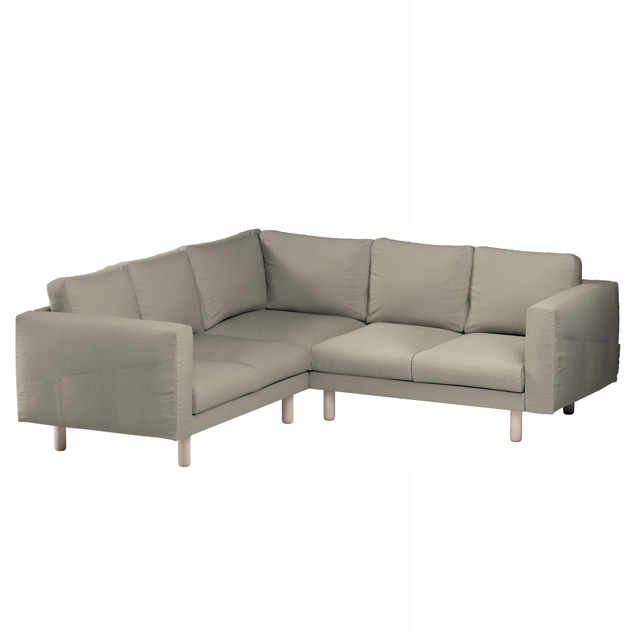 Potah na rohovou pohovku Norsborg pro 4 osoby Ikea černý
