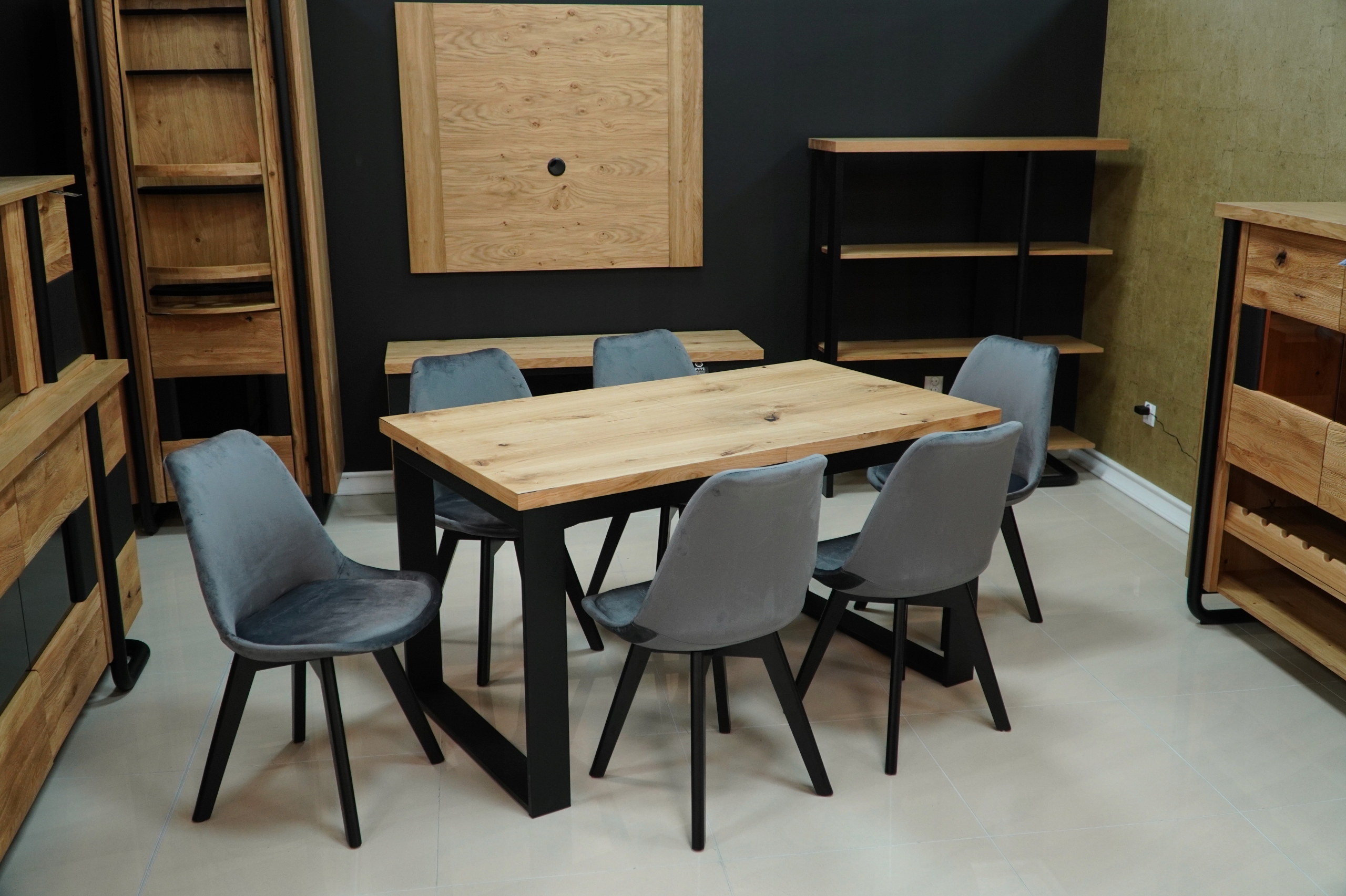 STÓŁ ROZKŁADANY LOFT 970 FORNIR DĄB 180x90+50cm Kod producenta STÓŁ 970 FORNIR