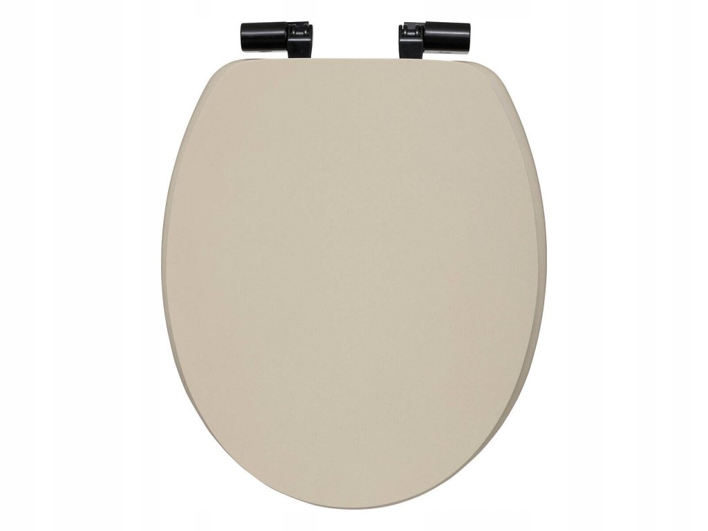 Pomalu padající záchodové prkénko Onyx, 37,5 x 49,9 x 5,2 cm