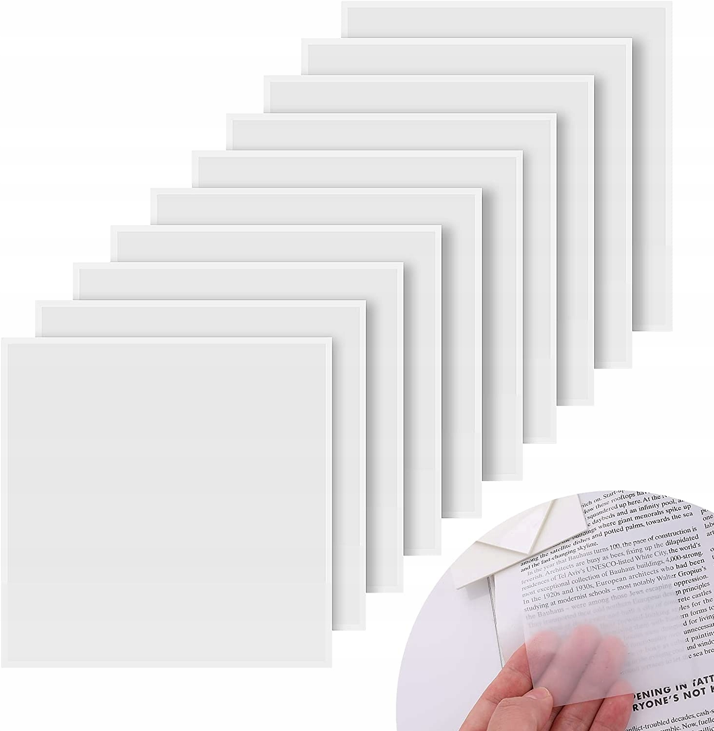 

200 kartek.Przezroczyste karteczki samoprzylepne