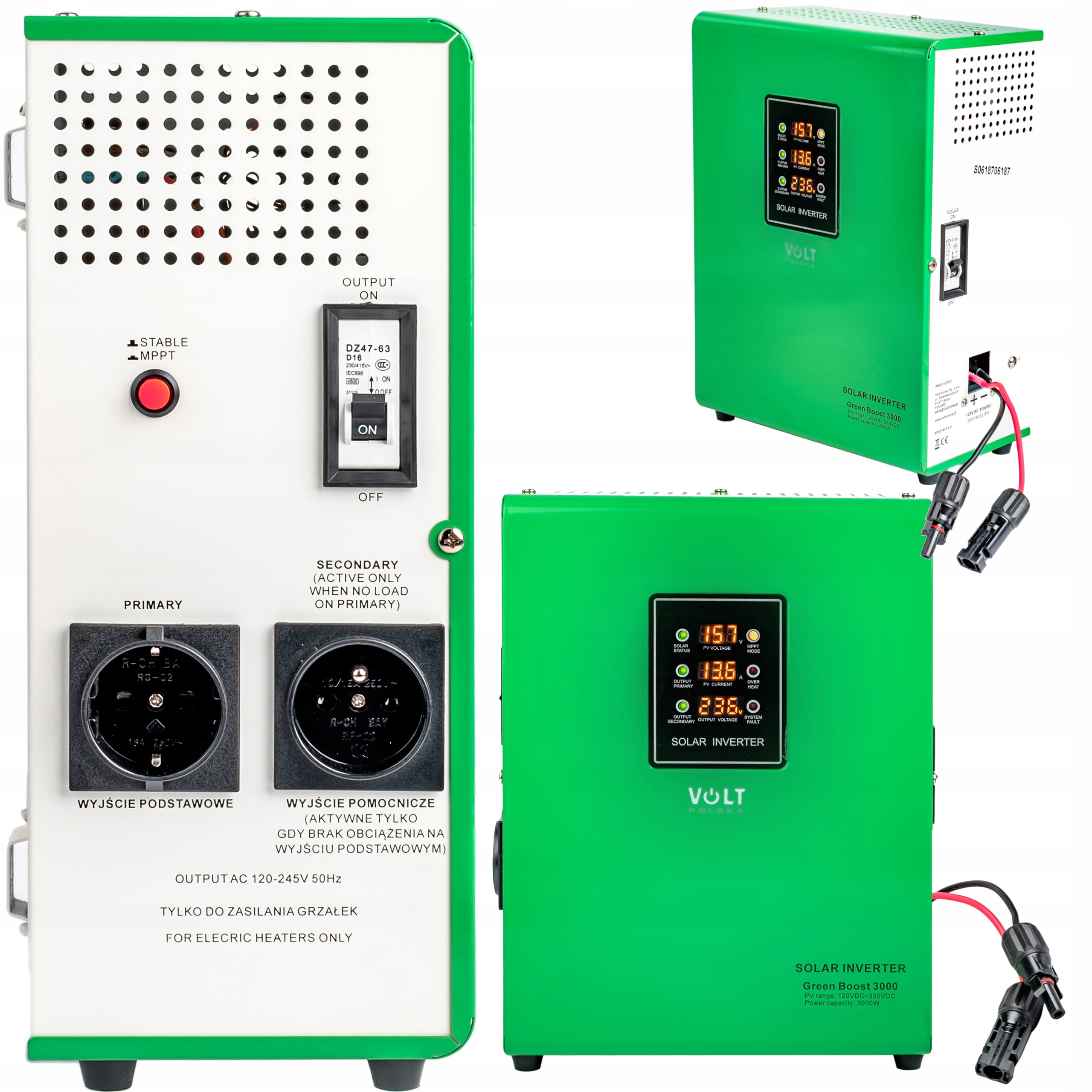 

Przetwornica Solarna Volt Green Boost 3000W Bojler