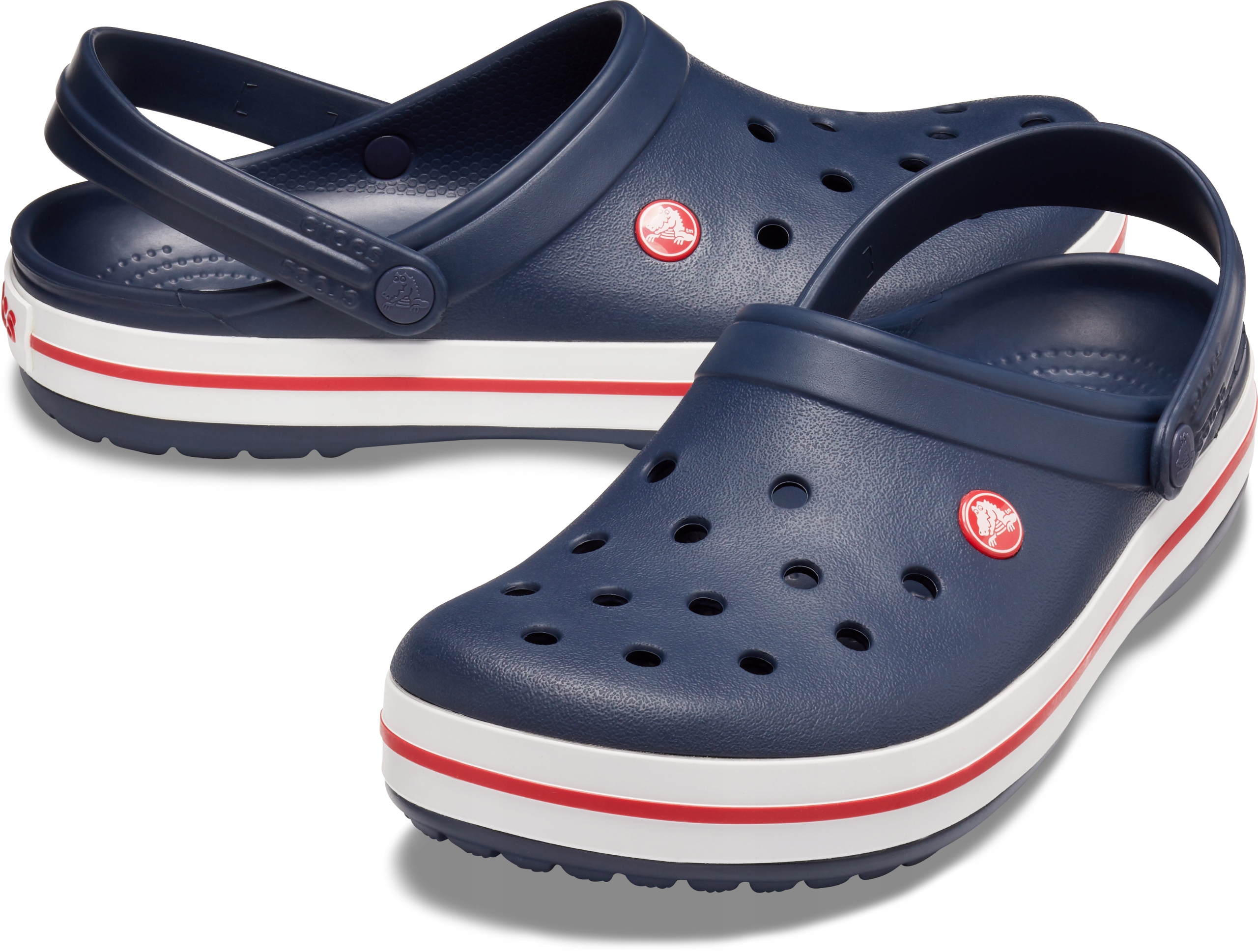 Klapki Crocs Crocband Navy Buty 11016-410 M10W12 43-44 Jakość