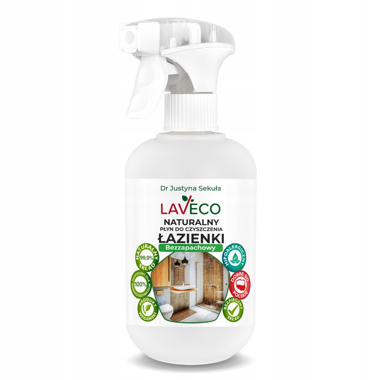 Levně 3X Laveco Přírodní čisticí prostředek do koupelny pom