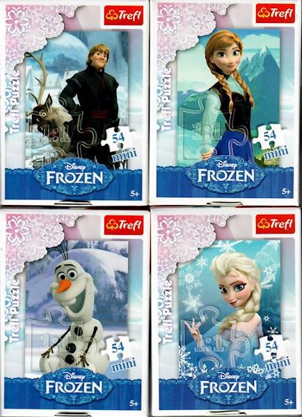 

Trefl 54el. Mini Puzzle Mini Kraina Lodu Frozen 4+