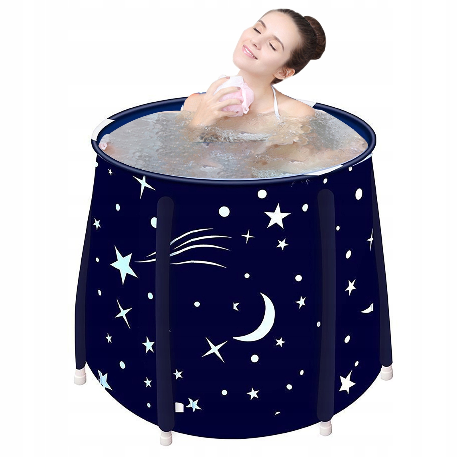 

Wanna Przenośna Składana Spa 70*70 cm Pvc