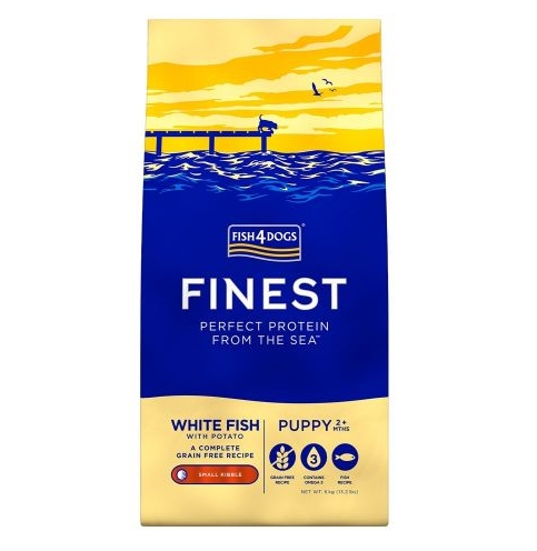 Fish4Dogs Finest White Fish Puppy Small Kibble 6kg
