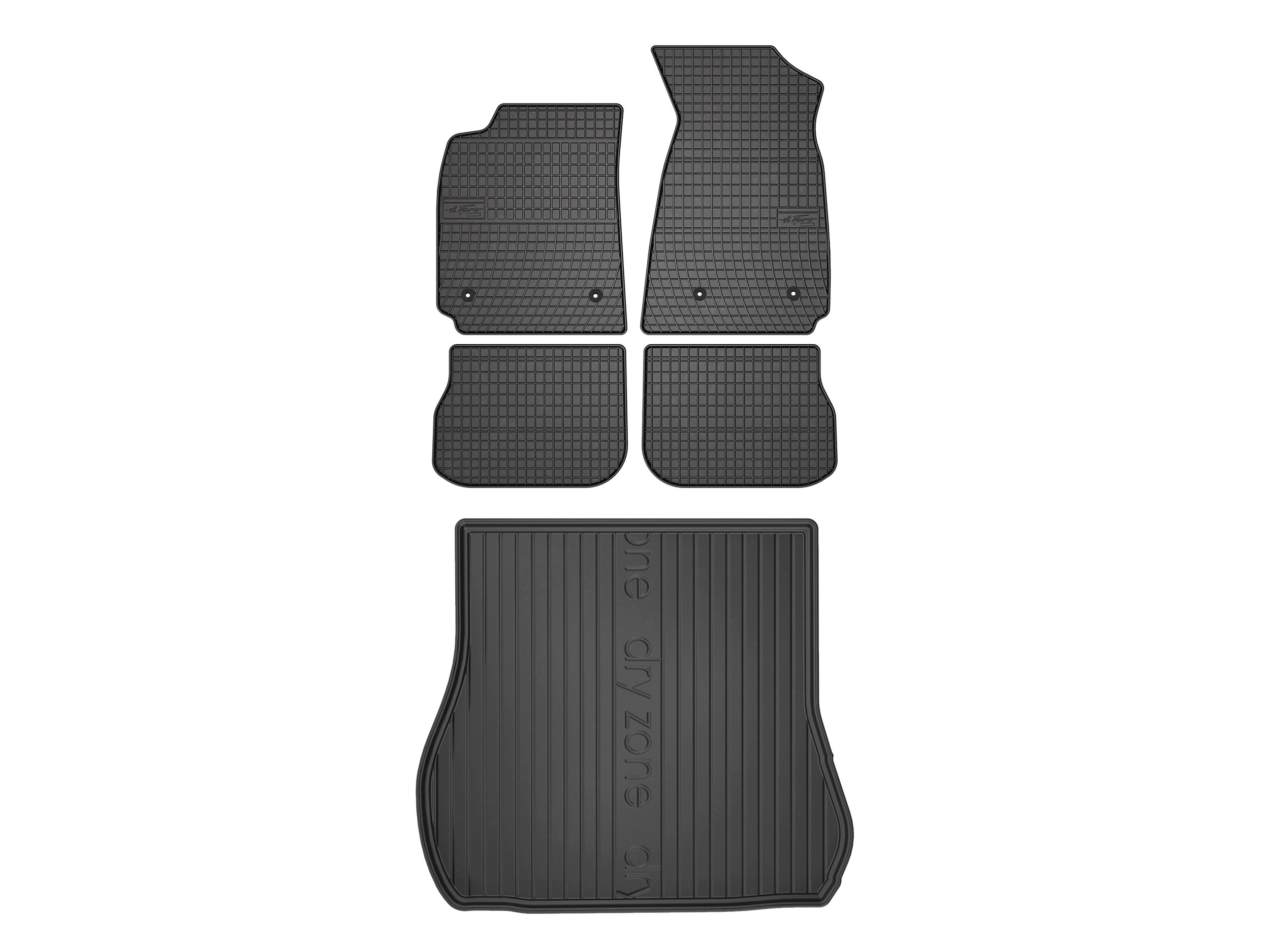 Koberce SolidPRO rohož DryZone pre: Audi A4 B5 Fl 1999-2001 5 dielov