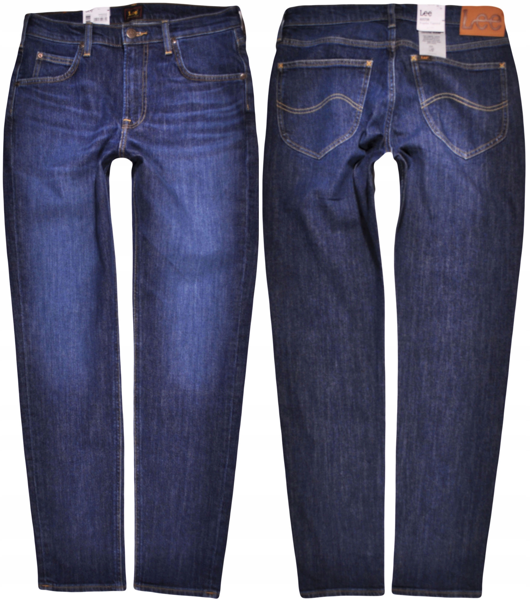 Lee kalhoty Tapered modré Regular jeans Austin W30 L34