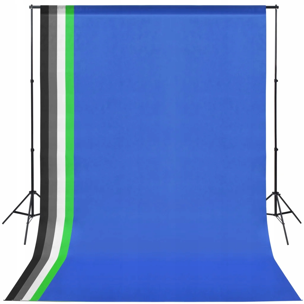 Zestaw do Fotografii Studyjnej: Rama Aluminiowa 300 cm, 5 Kolorowych Teł,