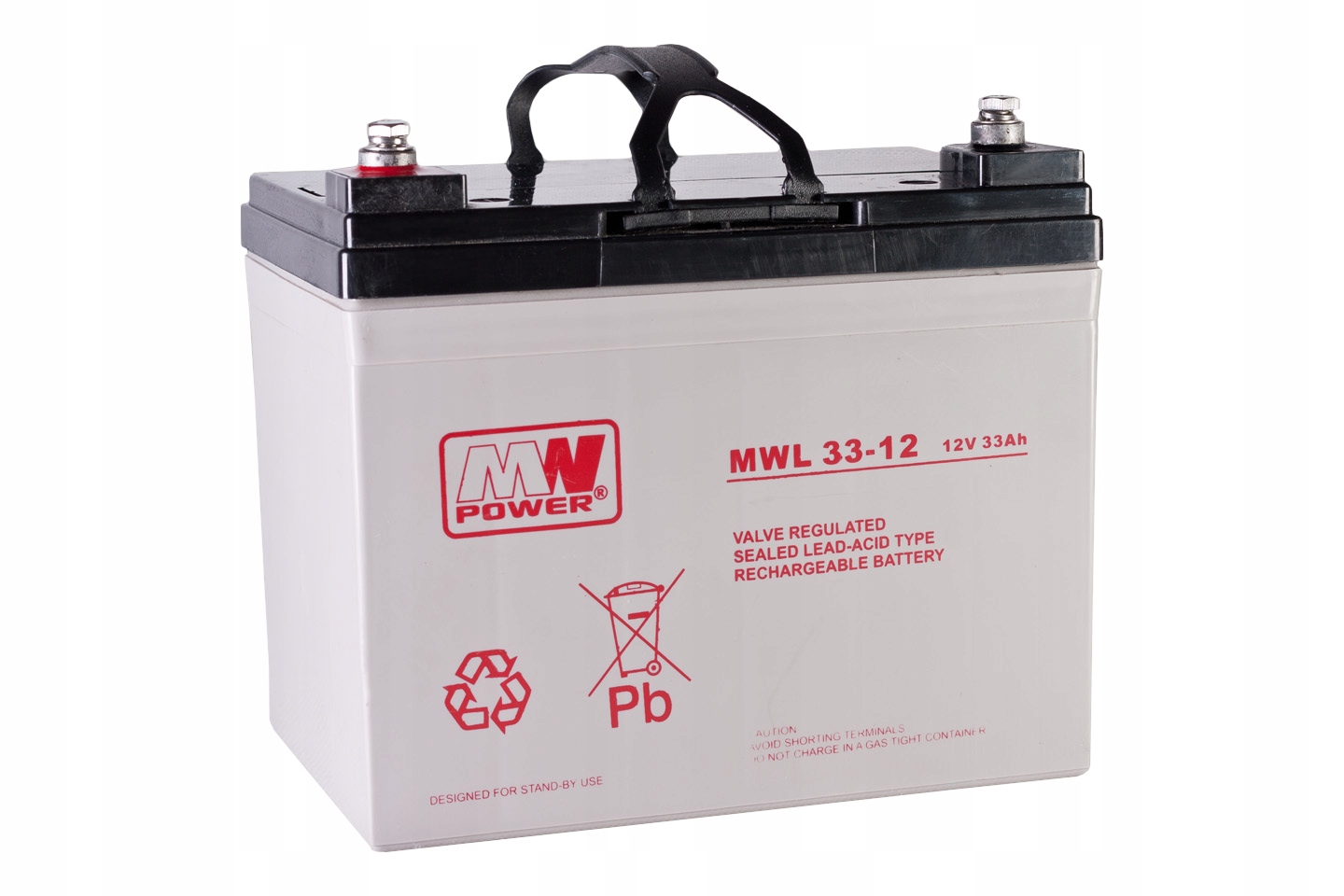 Akumulátor Agm Ups, kotle 12V/33Ah Mwl 33-12
