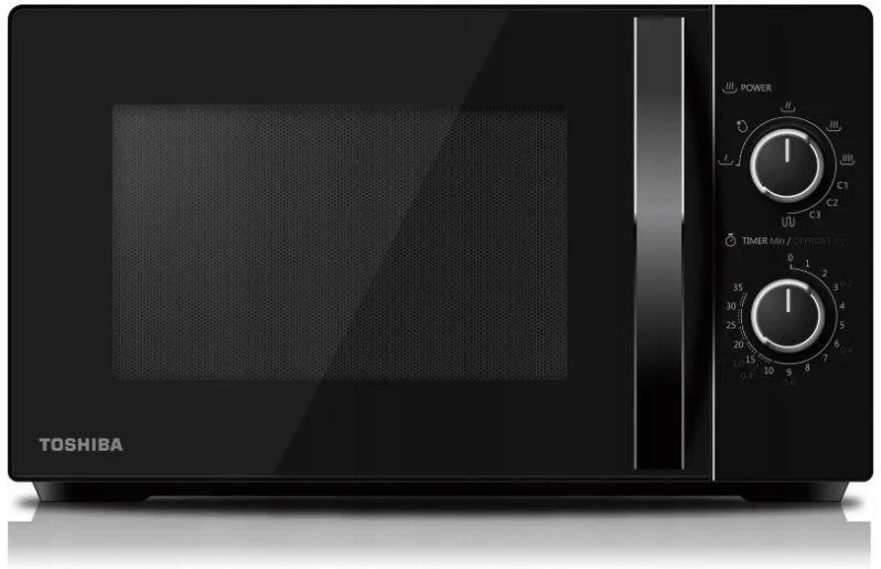 Mikrofalówka z Grillem Kuchenka Mikrofalowa Toshiba 20Litrów Czarna 800W