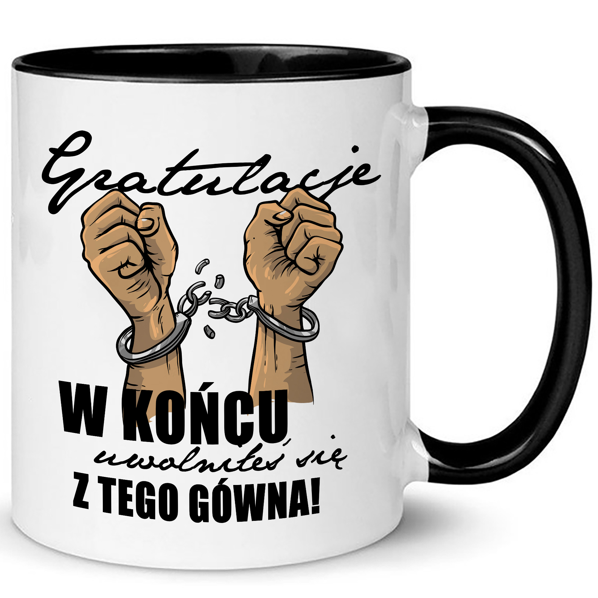 

Kubek Biały Na Pożegnanie W Pracy Zdrajco