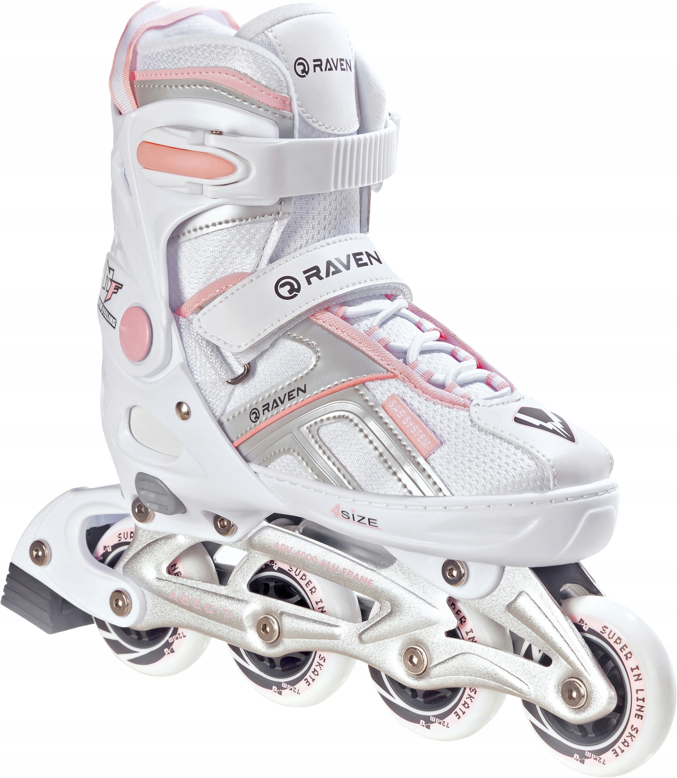 

Rolki Regulowane Raven Pulse White/Pink 40-43