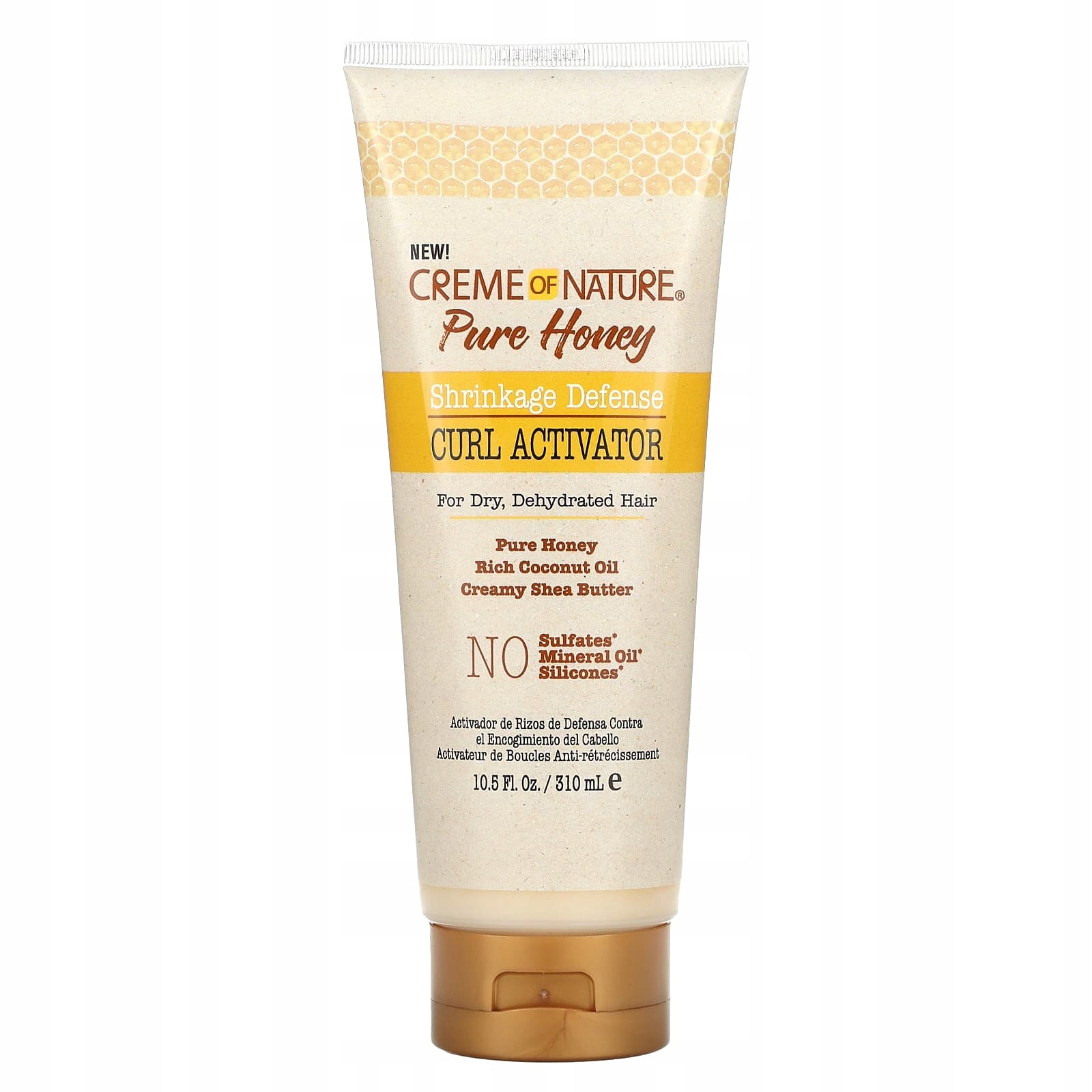 Creme Of Nature, Pure Honey, ochrana před smršťováním, aktivátor kadeří, 310 m