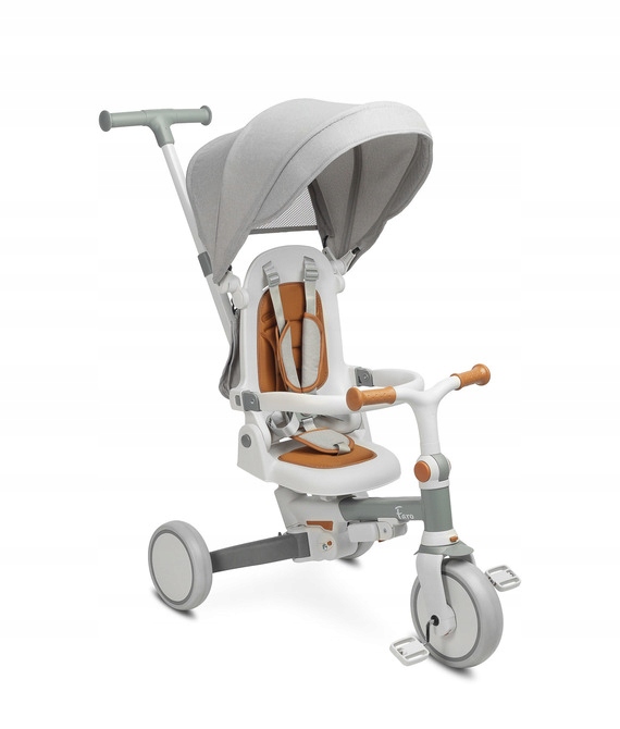 Rowerek 3w1 Toyz Faro w kolorze szarym dla dzieci 18m-6lat