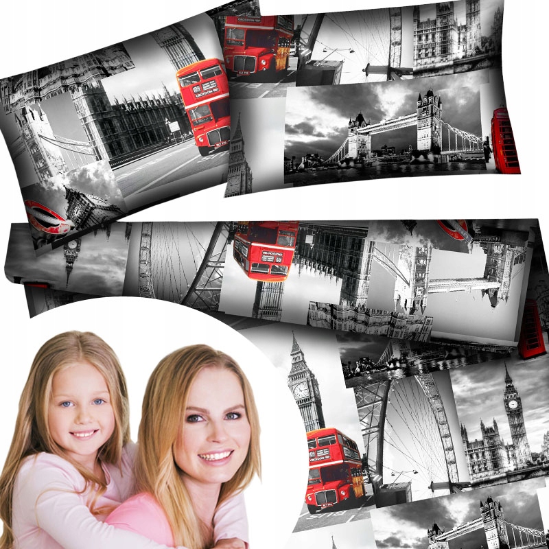 

Pościel w odcieniach szarości Londyn 160x200 cm