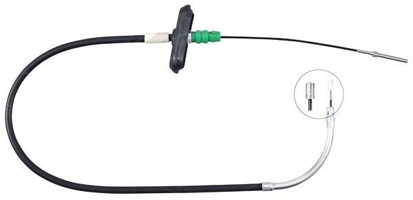 LINKA HAMULCA RĘCZNEGO MINI ONE 13- PRZÓD