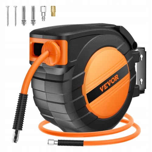 Bubon Na Pneumatickú Hadicu Vevor 9 52 MM 15 24 M 300 Psi Automatický Navíjač