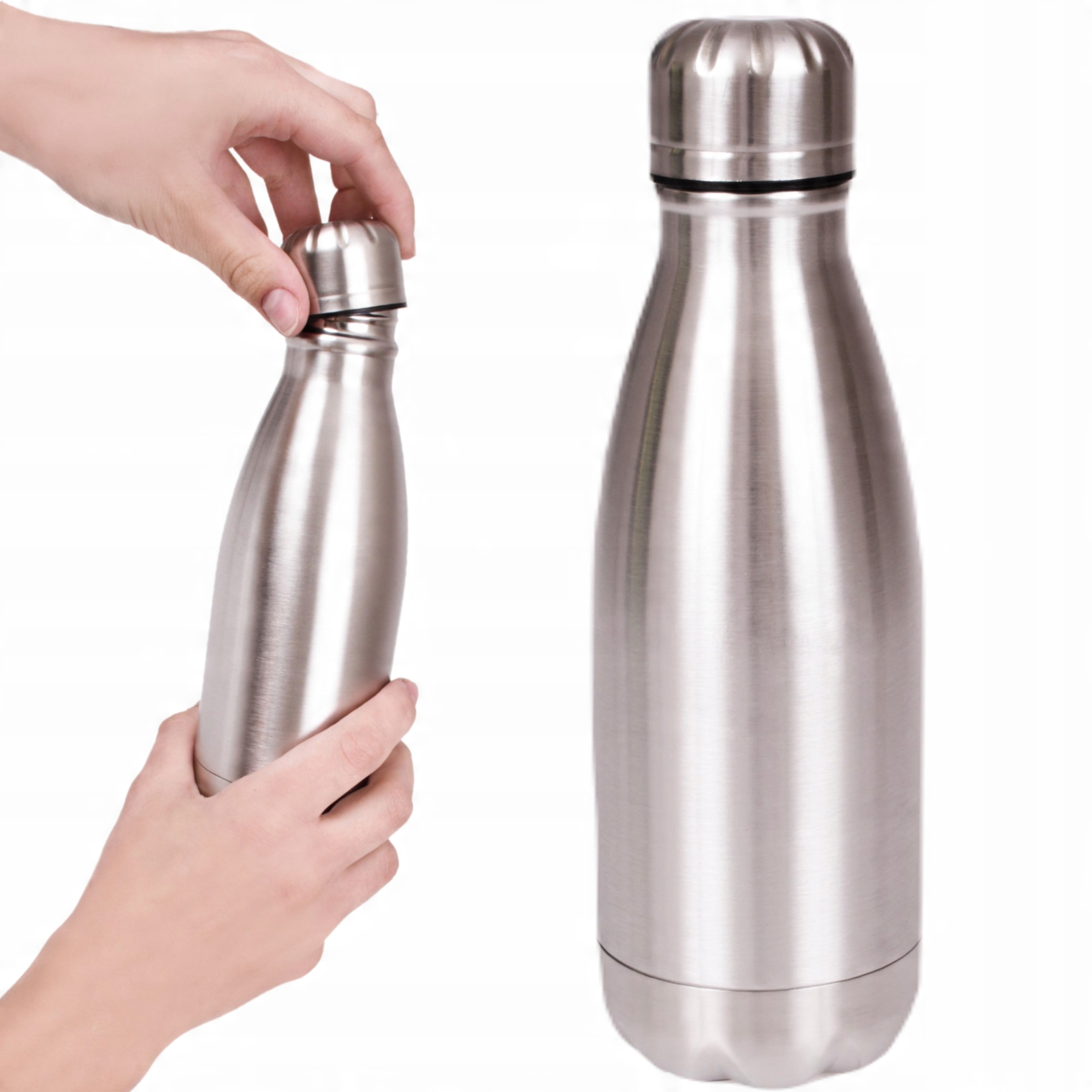 

Butelka Termiczna Bidon Na Wode Stal 500ML 0,5L