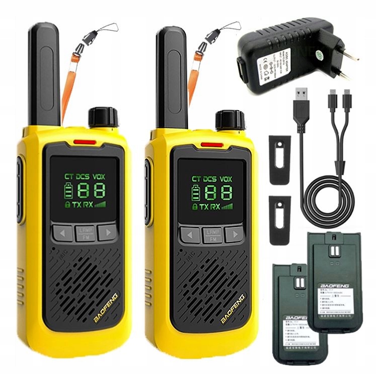 

2x Krótkofalówka Baofeng BF-T17 walkie talkie Fm