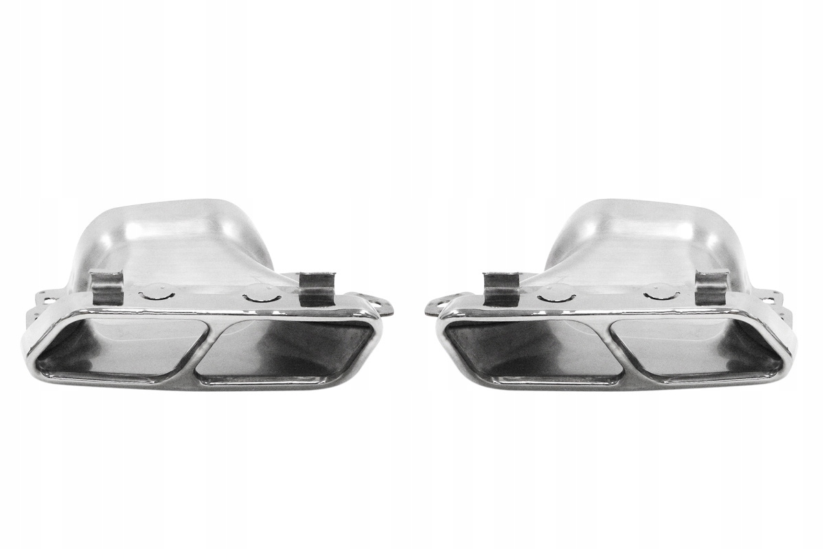 Koncovka tlmiča 210x80 mm vstup 140x85 mm Mercedes A45 S600 Leštená Zes