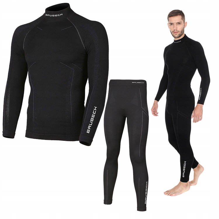 Ciepła bielizna termoaktywna Brubech Extreme Wool Zestaw Męska Merino L