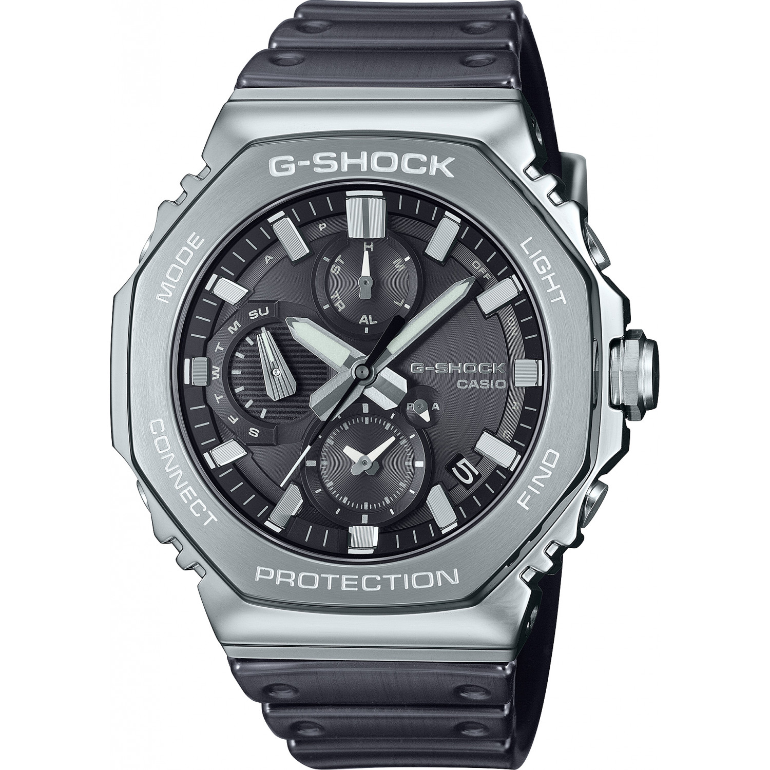 Casio G-Shock GMC-B2100Y-1AER Bluetooth 200 m Stříbrný