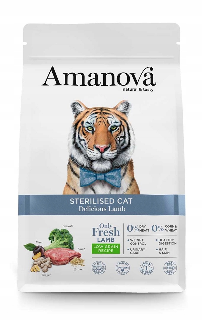 Amanova Cat Sterilised Delicious Lamb jehněčí maso 1,5 kg