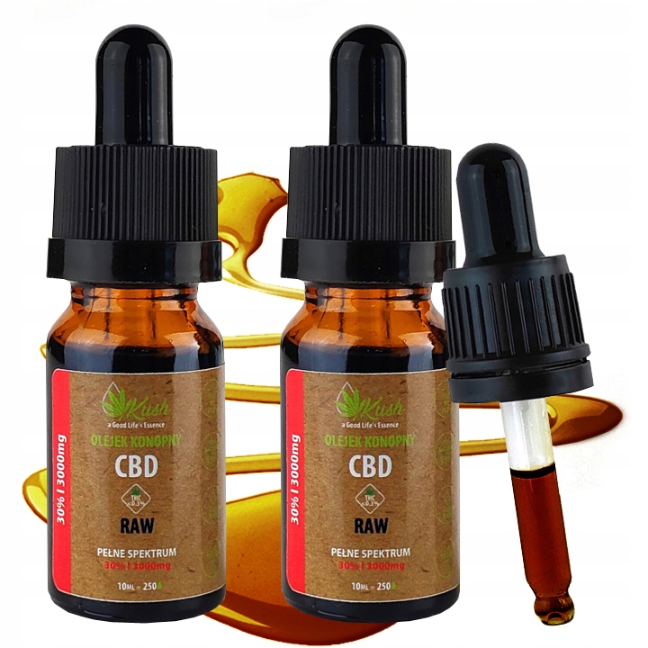 

Olejek Konopny Kush Cbd Raw 30% 6000 mg 2x 10ml