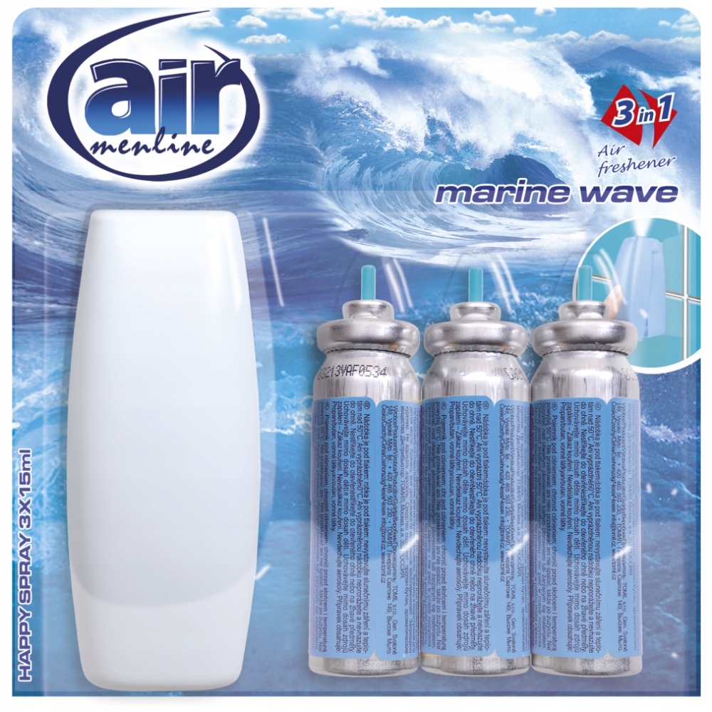 

Odświeżacz Powietrza Air Menline Marine Wave 45ml