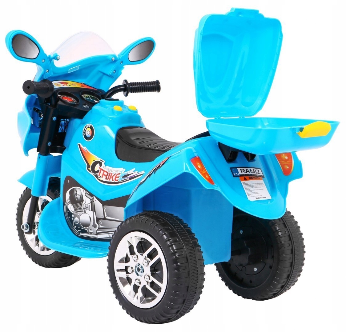 MOTOR MOTOREK ŚCIGACZ DLA DZIECI NA AKUMULATOR ŚWIATŁA DŹWIĘK Czas ładowania 8 h