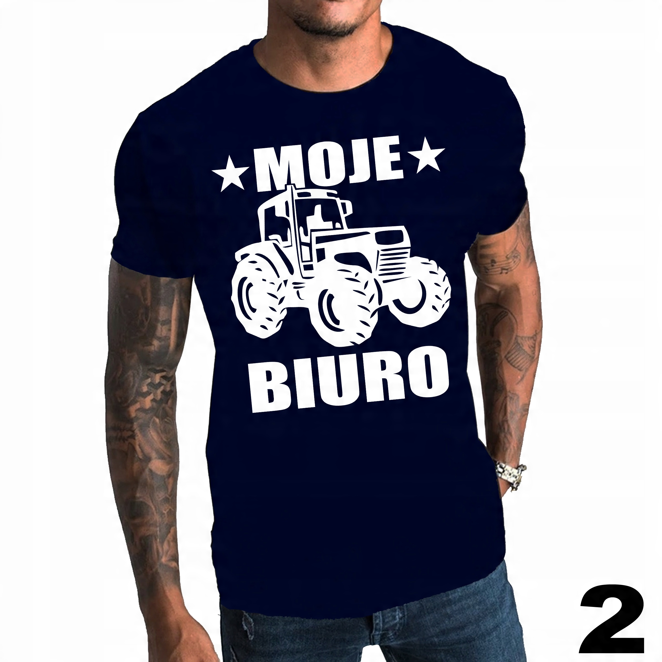 

T shirt Rolnik Biuro Traktor Kierownik kolory Xs