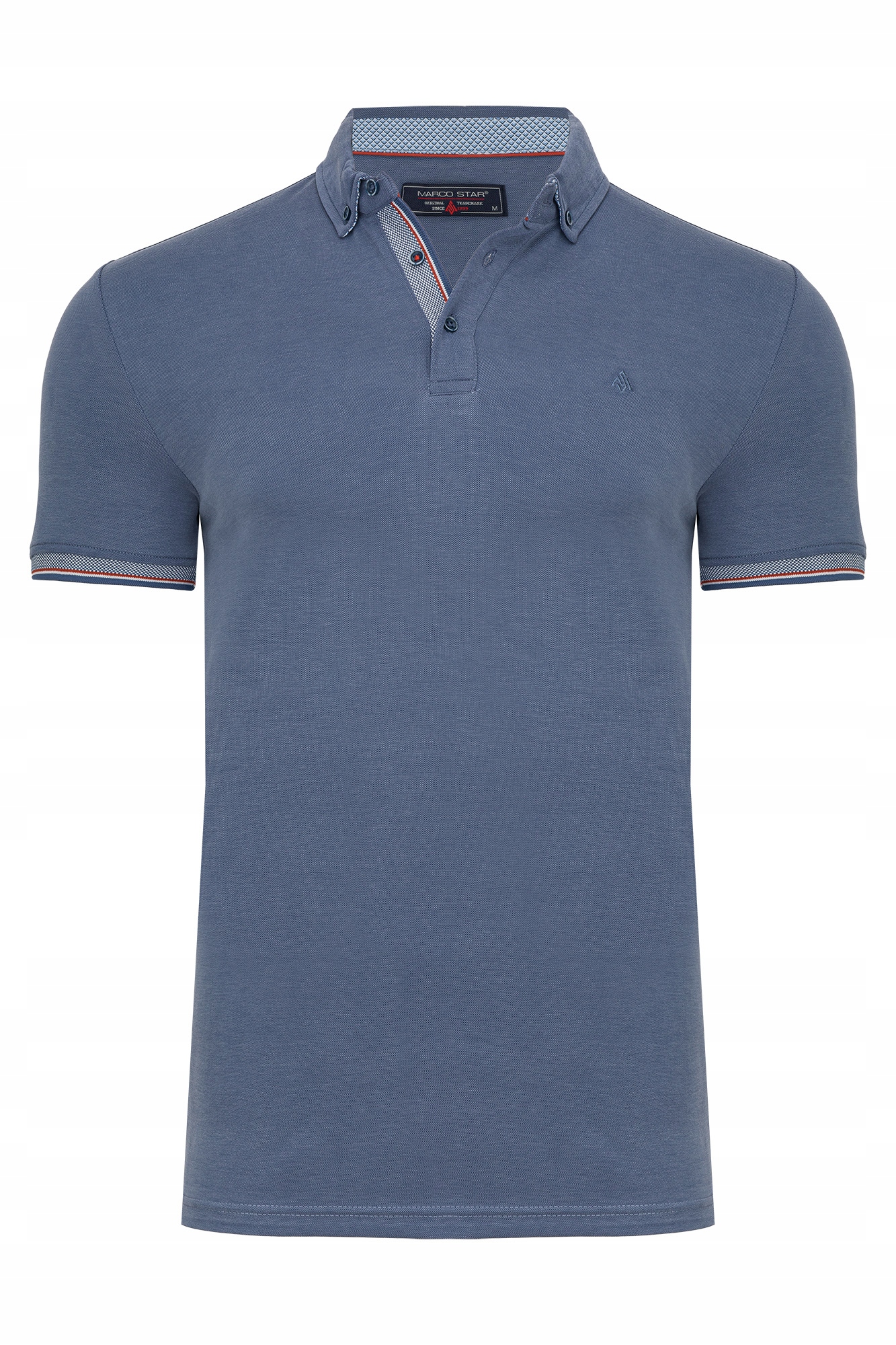 Pánské polokošile , modré, límeček, Knoflíky ležérní, žebrované, 3XL